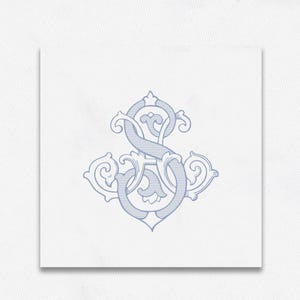 SH-HS Ornate Wedding Monogram (Digital Download)
