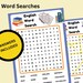 20 Printable Word Search Games for Kids Digital Download and Answers ...