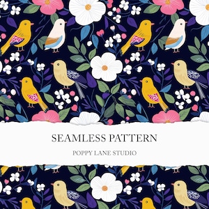sfondo con uccelli preppy, scandinavo senza soluzione di continuità, motivo con uccelli colorati senza soluzione di continuità, chinoiserie moderna, tessuto personalizzato con uccelli boho, stampa boho