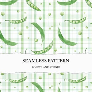 motif pois vert sans couture, fond de cosses de pois, haricots sans couture, impression de pois cottagecore, motif végétal, papier alimentaire aquarelle