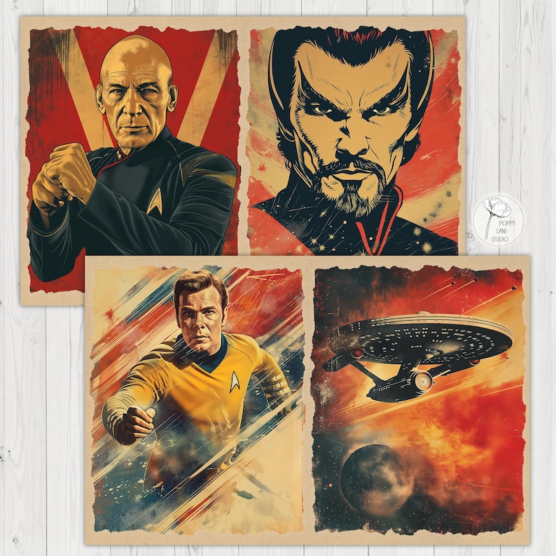 retro scifi prints, vintage scifi journal paper, science fiction digital paper, vintage movie journal, printable scifi craft paper, PNG file image 6