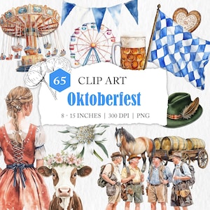 Oktoberfest clip art, alpine graphics, watercolor Alpine PNGs, Germany clipart, watercolor Oktoberfest, beer brewery fest, alpine traditions