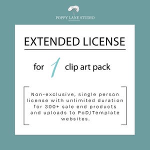 Extended Commercial License for Clip Art Pack
