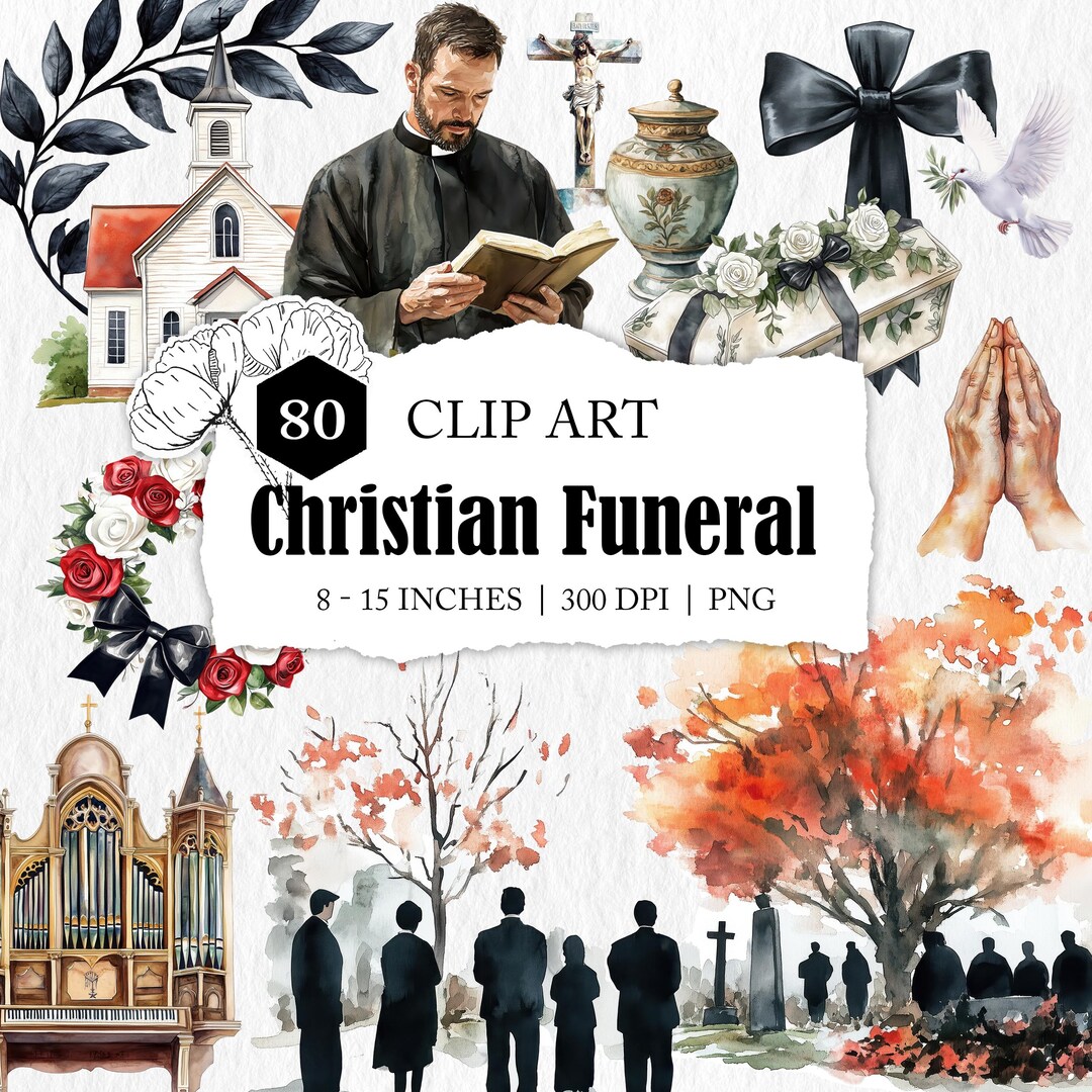 Christian Funeral Clip Art Church PNG Files Death Rest In Peace 