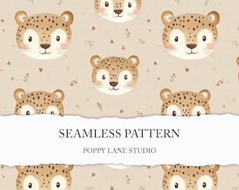 gender neutral cheetah background, cute seamless cheetah pattern, leopard print, leopard digital paper, cheetah seamless, African animals