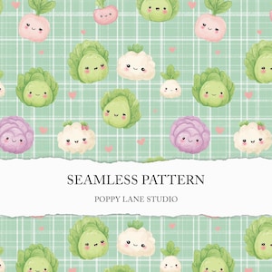 joli fond salat, motif végétal sans couture, sans couture pour enfants, tissu sans couture nourriture kawaii, adorable papier imprimable végétarien, JPEG