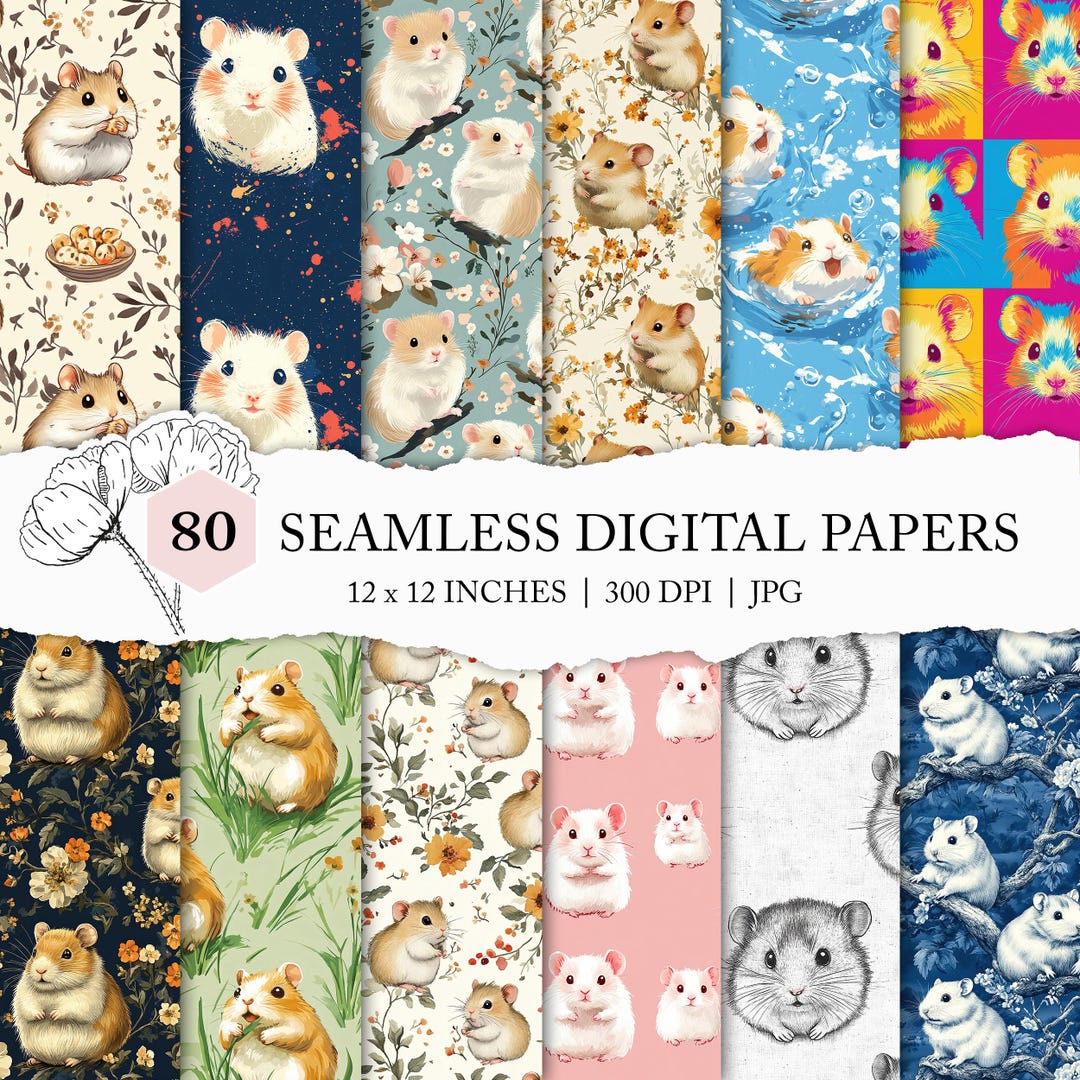 Hamster Pattern Background Hamster Background Pattern, Hamster Seamless Pattern, Seamless Pet ...