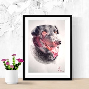 Retrato di mascotte personalizzato con lacci