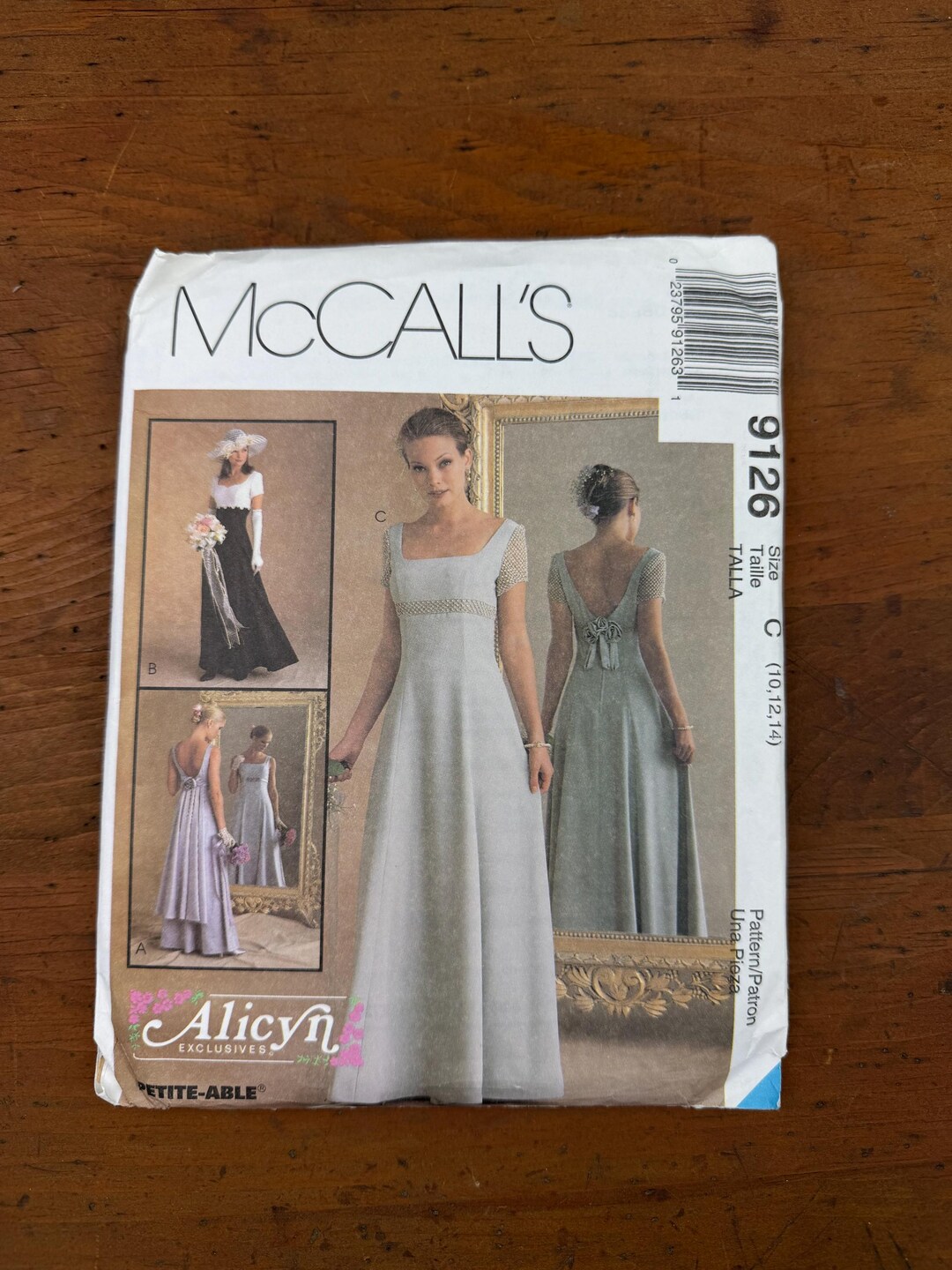 Mccalls 9126 C Formal Wear Dress Pattern Womens' Sizes 10-14 - Etsy