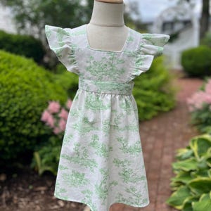 slim fit dress slacks Green and White Stripe Tula Dress S main image 1
