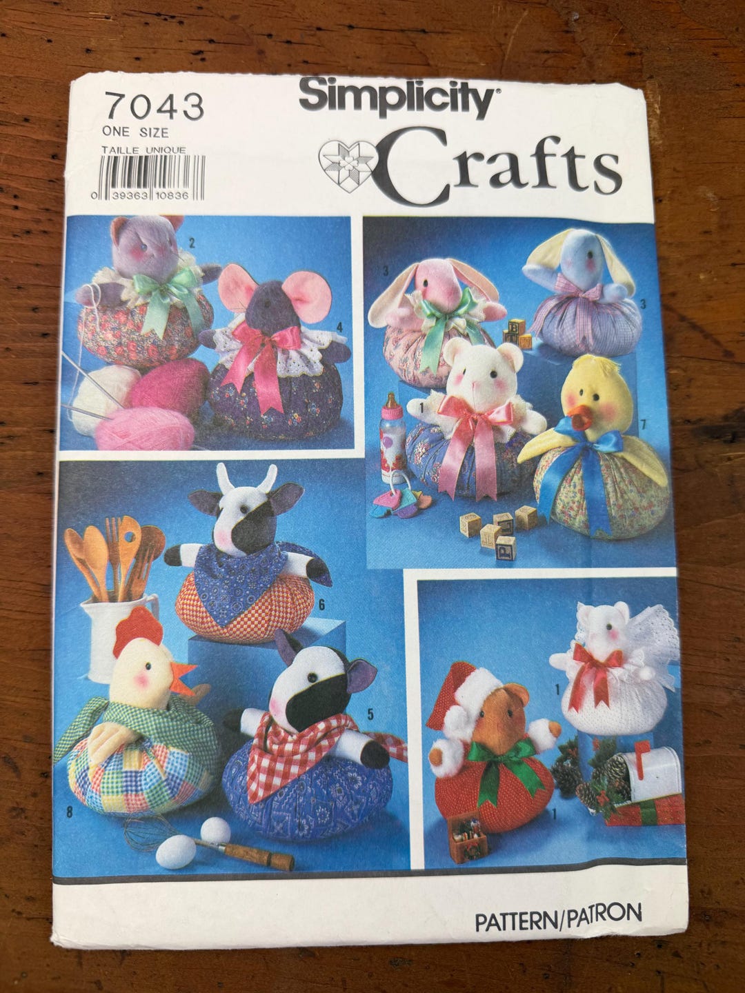 Simplicity 7043 Crafts Sewing Pattern, Puffy Animals - Etsy