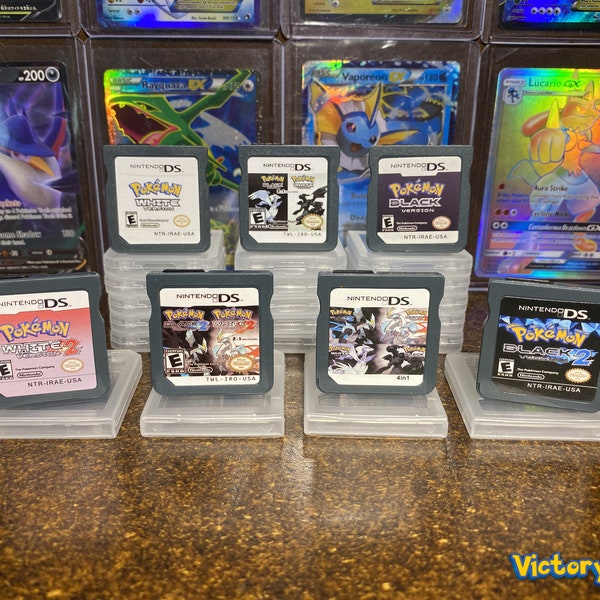 Pokemon White, Black, White 2, Black 2, Combo Games - Nintendo DS