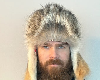 Coyote Fur Mountain Man Hat