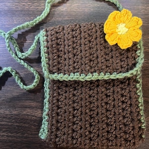 handmade crochet shoulder bag