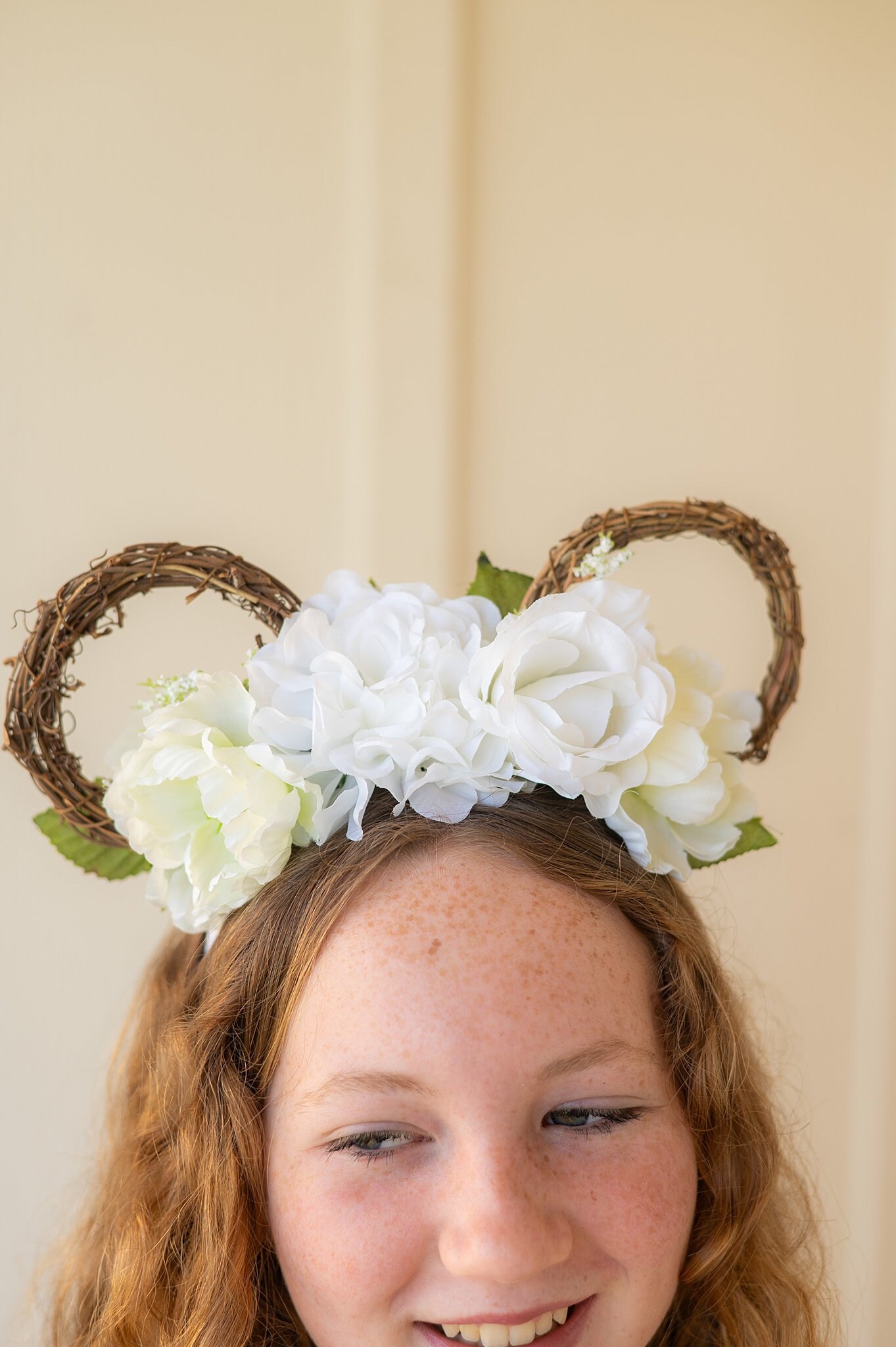 Bridal White Floral Minnie Ears PHOTOS: Find True Love with New Bridal Minnie Ear Headbands  main image 3