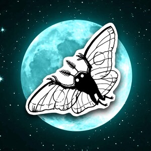 Mothman Vinyl Sticker | Vinyl Decals for Laptop, Cars, Water Bottles