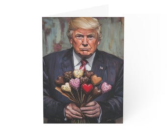 Trump Valentine&#39;s Day Card: Funny Political Humor Gift