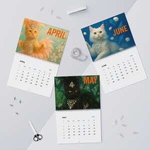 Cute Pet 2027 Wall Calendar Life of a Showcat - Cat Lovers Humor Cat Mom Gift Glam Cat image 5