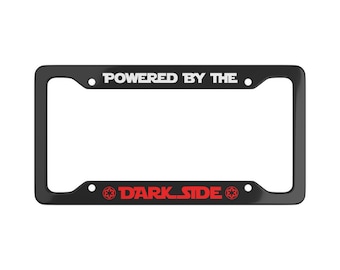 Marco para matrícula de coche o camión de Star Wars / Regalo para el Día del Padre, cumpleaños o novio