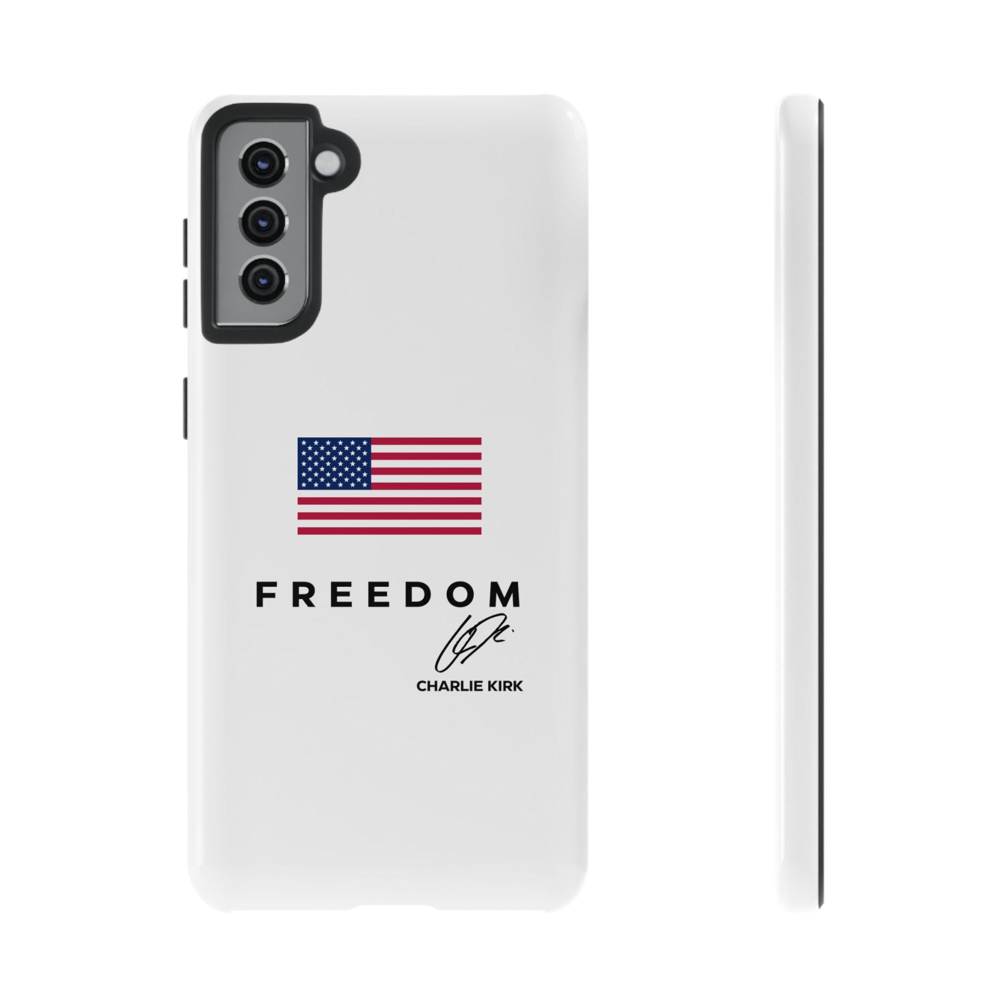 Freedom USA Phone Case - Charlie Kirk Turning Point Phone Case for iPhone  17 16 15 14 Samsung Galaxy S25 S24 S23 Free Speech - Etsy