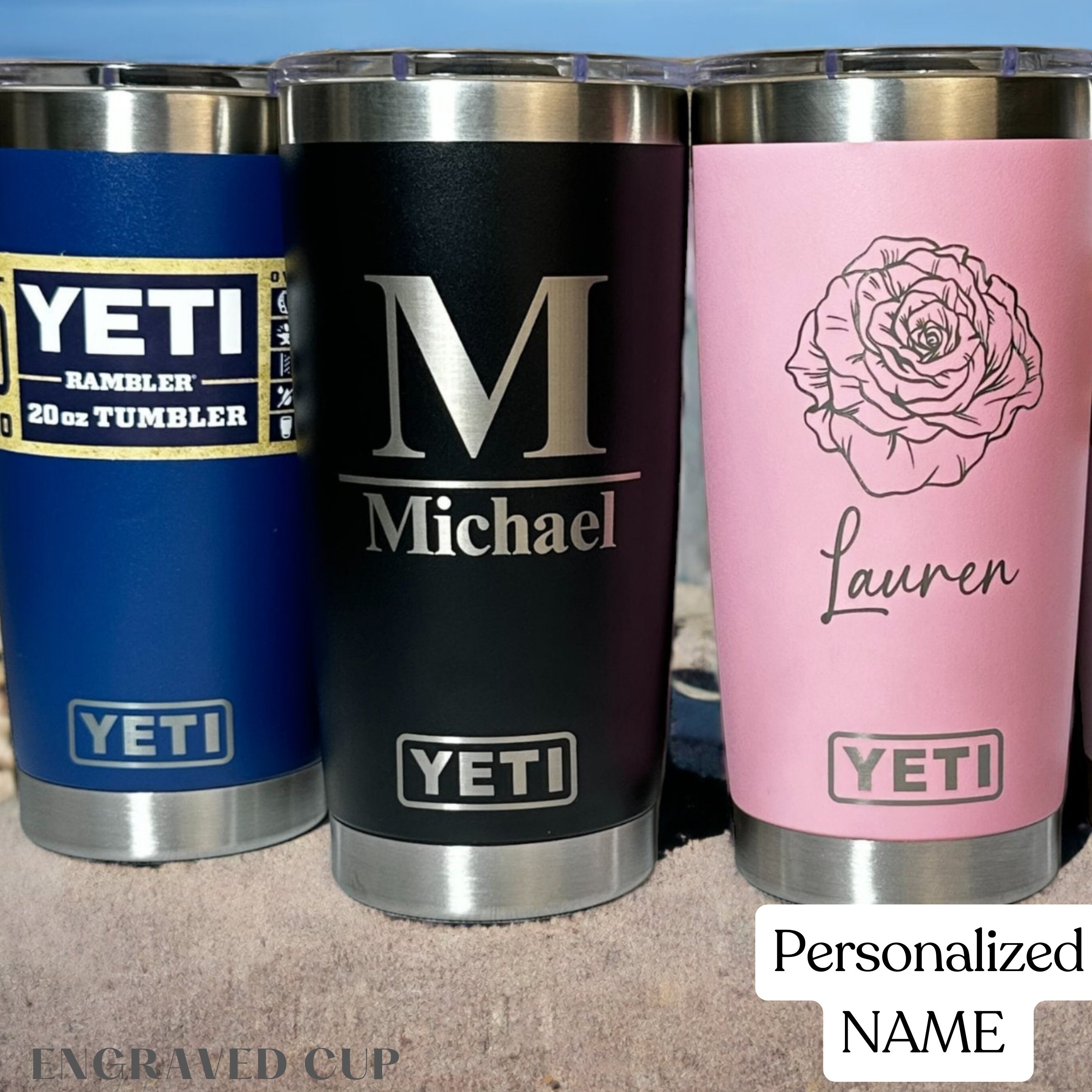 Custom Engraved Yeti Mugs 20 oz - Creative Laser Solutions