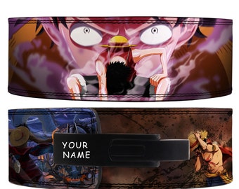 Anime powerlifting hefboomriem: aangepaste gym- en deadliftingriem