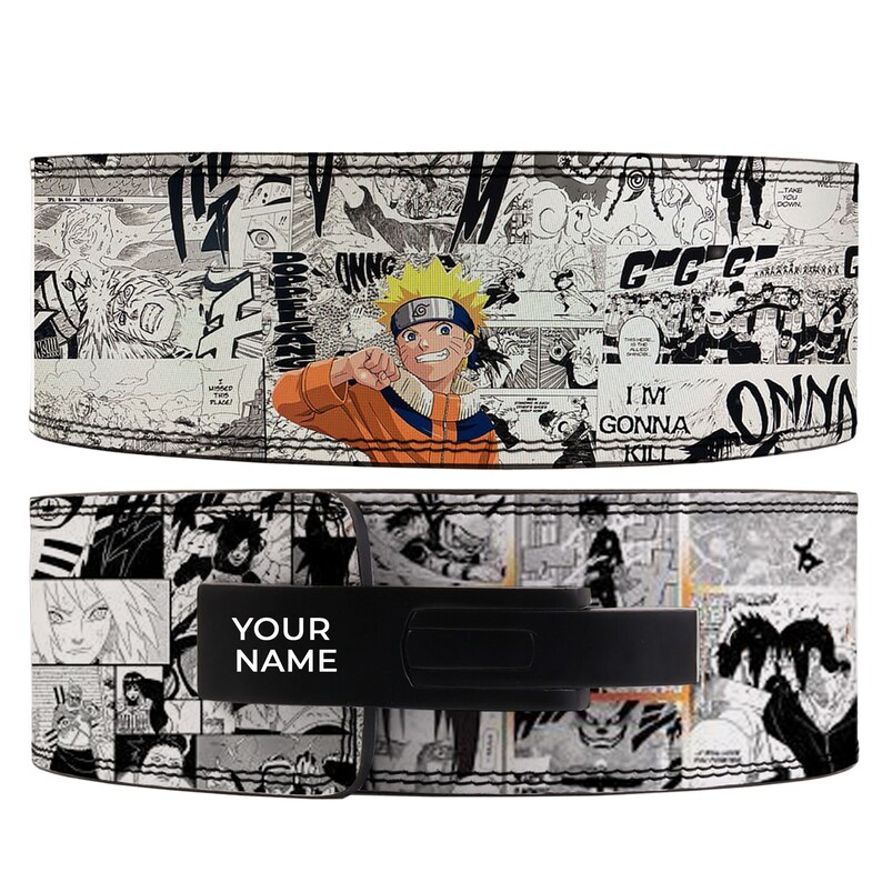 Naruto Anime Lever Lifting Belt Weightlifting Anime Belt Powerlifting