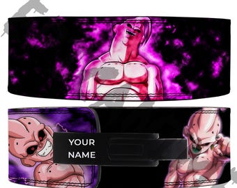 Cinturón de levantamiento de palanca de Majin Buu: Cinturón de gimnasio de levantamiento de pesas de anime