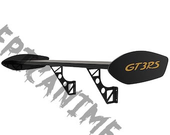 GT3 RS Spoiler Shelf – Wall Mounted Race Car Decoration