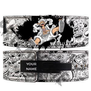 luffy gear 5 Anime Powerlifting Lever Belt | one piece Anime gym Belt | lever lifting belt | Powerlifting anime gym belt | luffy Lever Belt