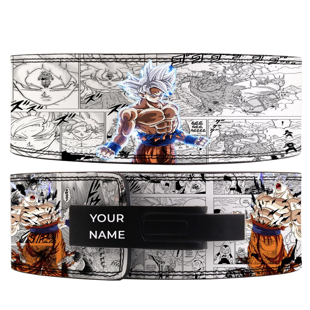 Goku Anime Beltgoku Ultra Instinct Beltpowerlifting Custom Lever Belt