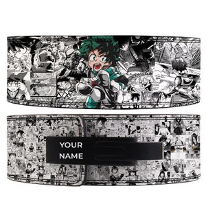 Anime Leather Lever Belt: Custom Powerlifting Gym Weightlifting Belt