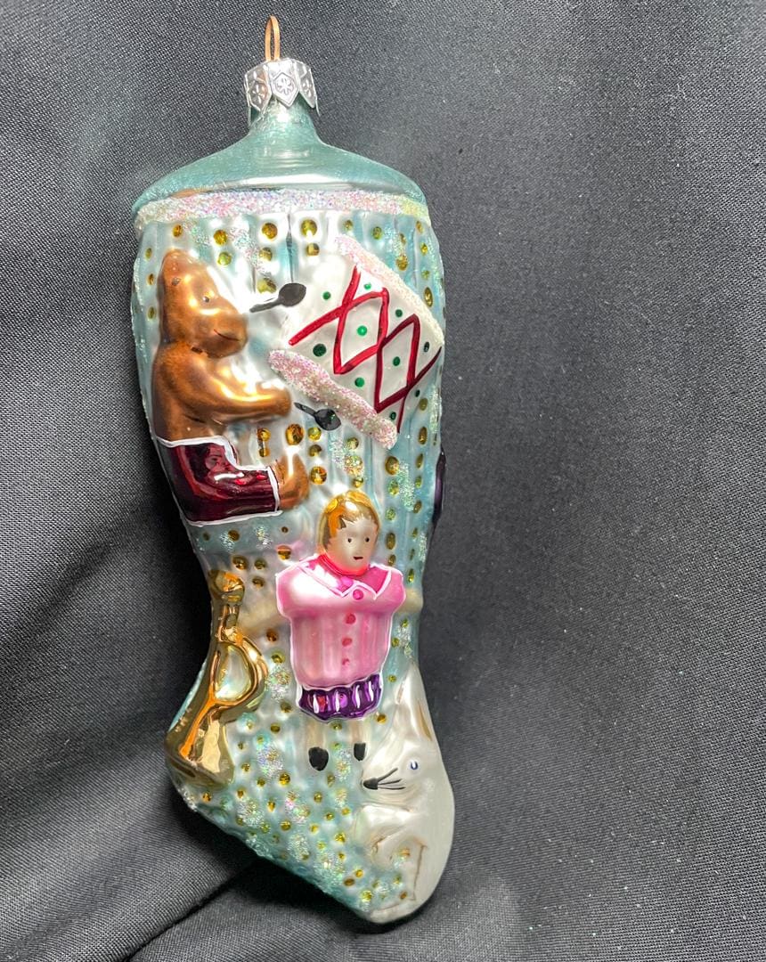Vintage Christopher Radko Stocking Full Ornament
