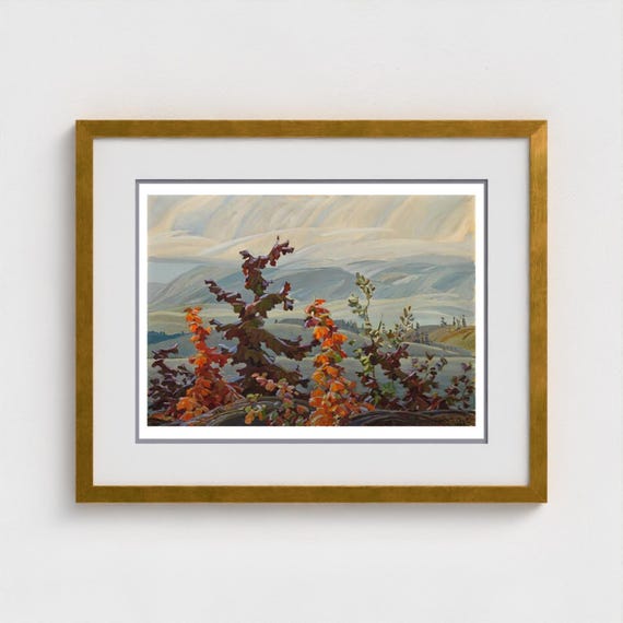 Franklin Carmichael Print | Canadian Landscape Art, Scrub Oaks and Maples