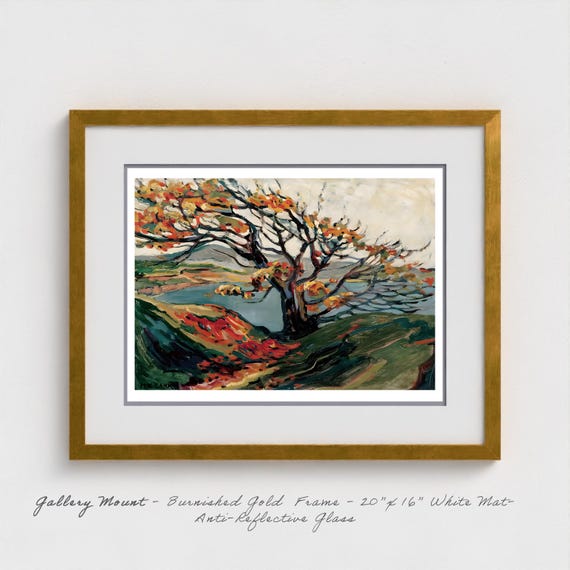 Emily Carr - Tree in Autumn Canadian West Coast Seasonal Transformation Heritage Art Print Gift