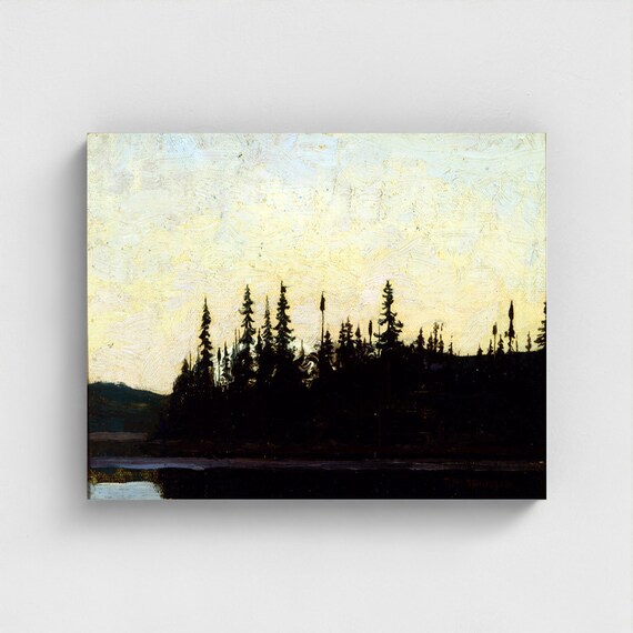 Tom Thomson Sunset Canoe Lake | Canadian Group of Seven