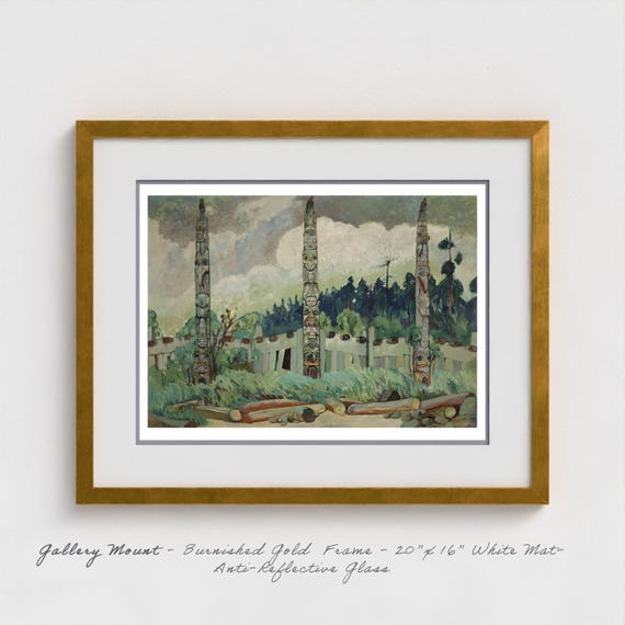 Emily Carr - Tanoo | Indigenous Sacred Village | Theosophical Cultural Heritage | Canadian First Nations Spiritual Art