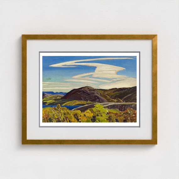 Franklin Carmichael La Cloche Hills Print, Canadian Landscape Art