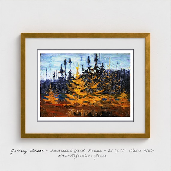Tom Thomson - Tamaracks Fall 1914 Canadian Wilderness Autumn Heritage Art Print Gift