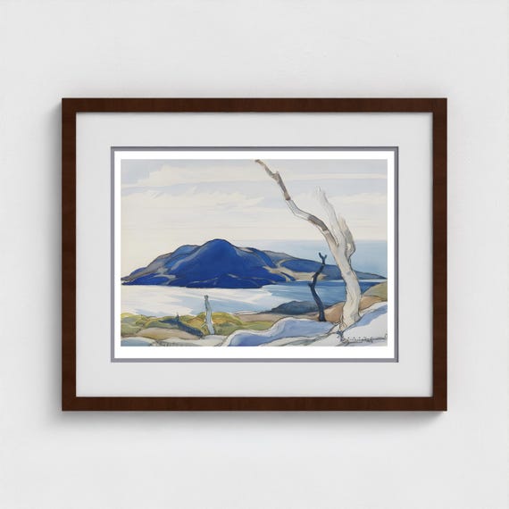 Franklin Carmichael Pic Island Print, Lake Superior Art, Canadian Landscape