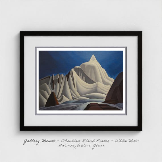 Lawren Harris Mountains in Snow, Rocky Mountain Paintings VII 1929, Group of Seven Art