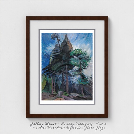 Emily Carr - Wind in the Treetops Canadian West Coast Forest Movement Heritage Art Print Gift