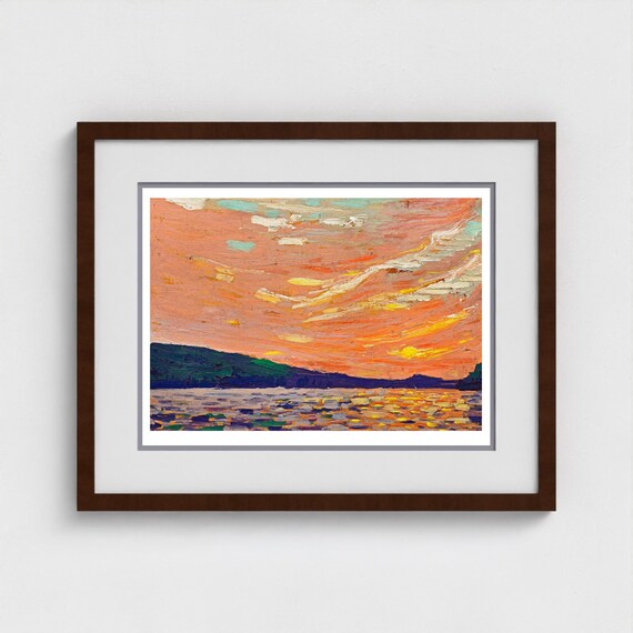 Tom Thomson, Smoke Lake (1912)  | Giclee Fine Art Print | Canadian Heritage Art
