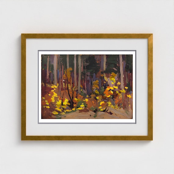 Tom Thomson, Dappled Thicket 1916  | Giclee Fine Art Print | Canadian Heritage Art