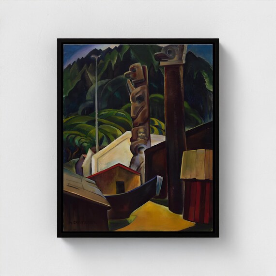Emily Carr, A Haida Village | Canadian Indigenous Heritage Art