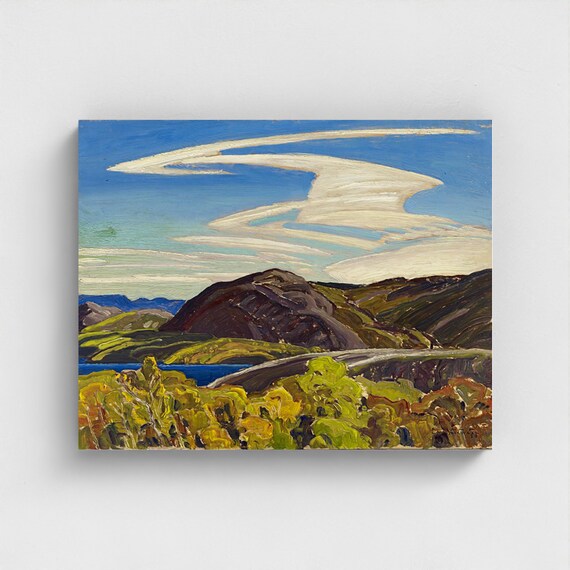 Franklin Carmichael La Cloche Hills Art Print, Canadian Wilderness Landscape (16x20)