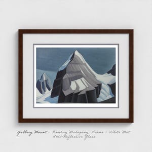 Lawren Harris - Mount Lefroy 1929 | Group of Seven Art | Canadian Rocky Mountains | Theosophical Mountain Mysticism