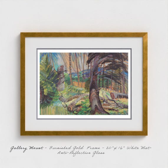 Emily Carr Forest Clearing Print: Pacific Northwest Mystical Landscape