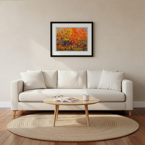 Tom Thomson,  Autumn Woods (fall 1915) | Canadian Group of Seven  | Algonquin Park