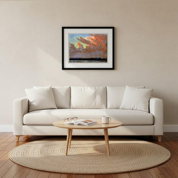 Tom Thomson,  Sunset (1915) | Canadian Group of Seven  | Algonquin Park